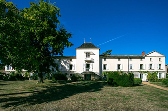 Château de la Salle vu du parc